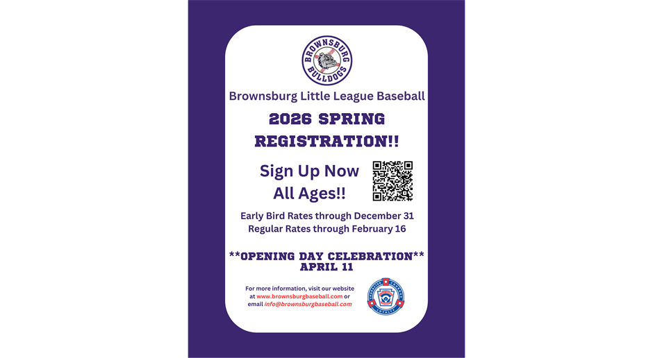 Spring 2026 Registration Open